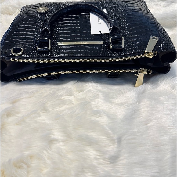 Brahmin Satchel Black Handbag - Picture 2 of 9